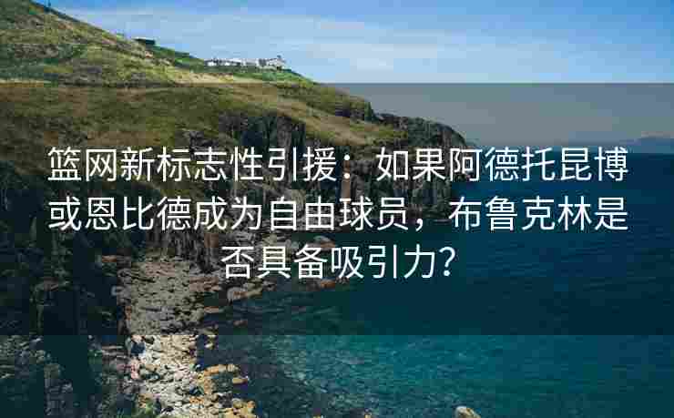篮网新标志性引援：如果阿德托昆博或恩比德成为自由球员，布鲁克林是否具备吸引力？