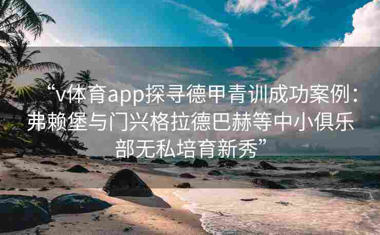“v体育app探寻德甲青训成功案例：弗赖堡与门兴格拉德巴赫等中小俱乐部无私培育新秀”